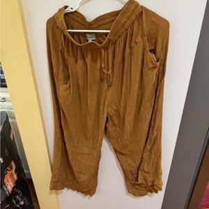 THe Odell’s Rust BOHO Wide-Leg Pants